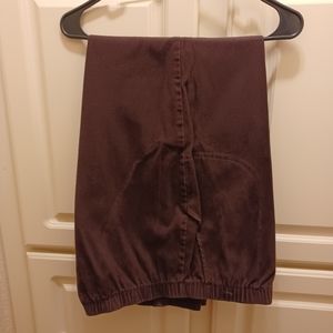 Brown Corduroy Pants 96% cotton & 4% Spandex